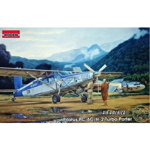 1/48 Roden Pilatus PC-6 C/H2 Turbo-Porter AIR America 1959 440